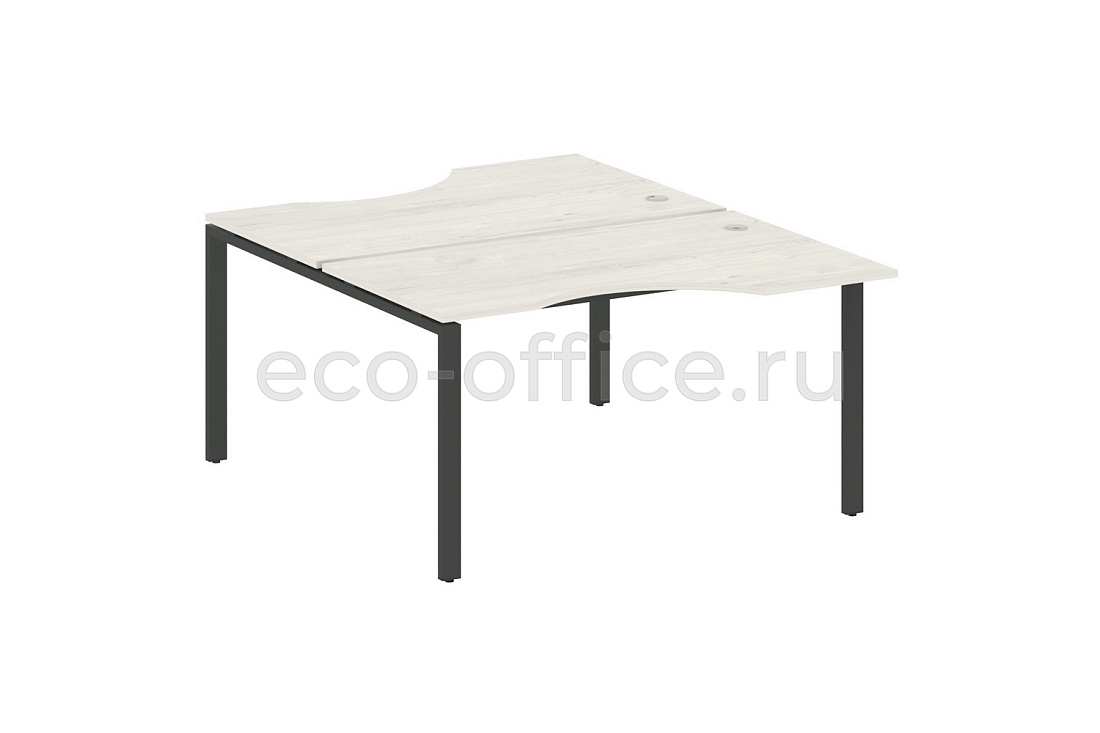 Рабочая станция криволинейная METAL SYSTEM STYLE БП.РАС-СА-2.2 Дуб Наварра / Антрацит металл   стоимость