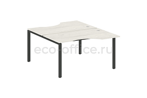 Рабочая станция криволинейная METAL SYSTEM STYLE БП.РАС-СА-2.2 Дуб Наварра / Антрацит металл фото