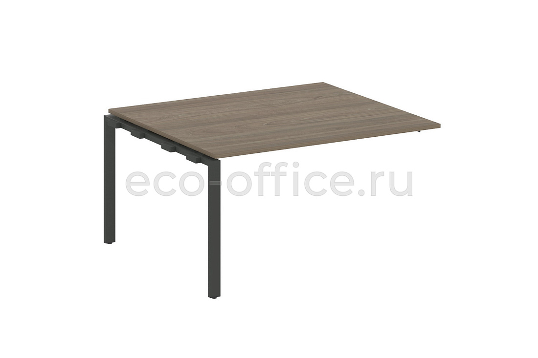 Проходной наборный элемент переговорного стола METAL SYSTEM STYLE БП.ППРГ-3 Вяз Благородный / Антрацит металл   стоимость