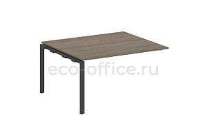 Проходной наборный элемент переговорного стола METAL SYSTEM STYLE БП.ППРГ-3 Вяз Благородный / Антрацит металл фото