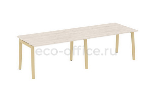 Стол переговорный (2 столешницы) ONIX WOOD OW.PRG-2.3 Денвер Светлый / Дуб Светлый фото
