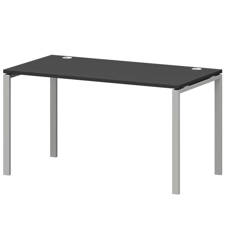 стол на металлокаркасе protech смс25-п-16к.73.пр25 графит/белый фото