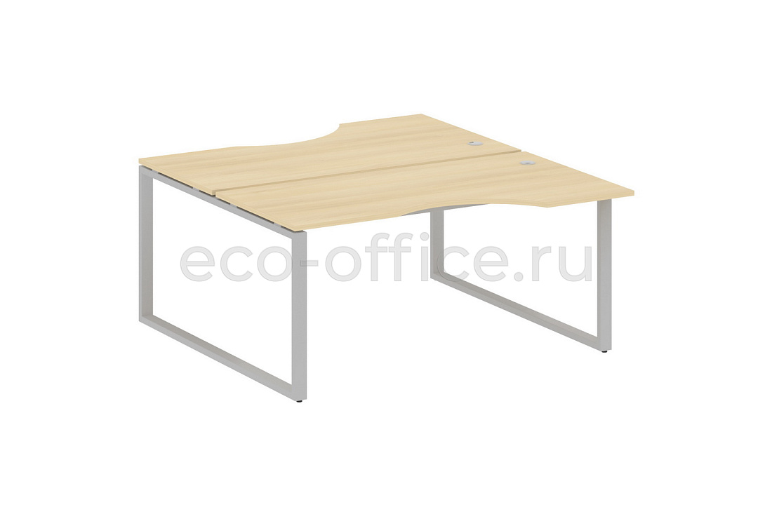 Рабочая станция криволинейная METAL SYSTEM STYLE БО.РАС-СА-2.1 Акация Лорка / Серый металл  стоимость