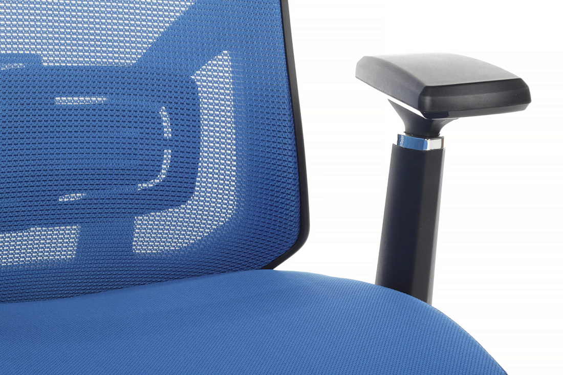 кресло rv chair step a2320 синяя сетка / синяя ткань фото