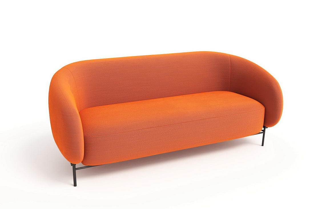 диван двухместный belt blt-2 микровельвет velvet lux 72 фото