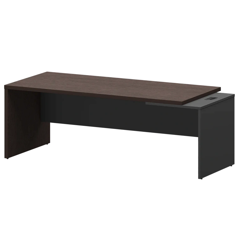 стол руководителя правый protech kz-22r дуб венге/графит фото