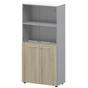 Шкаф высокий комб. Protech СМШ48.28F.28S(Б) Кронберг/Белый фото