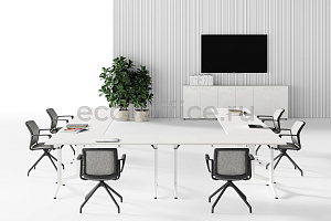 Мебель для зон коммуникаций CHIUDO White / White фото