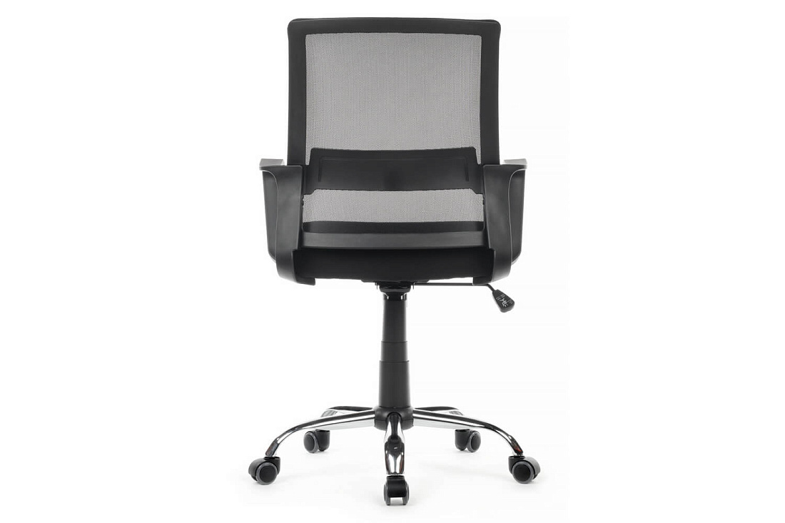 кресло rv chair mint 1029mb чёрная сетка / чёрная ткань фото