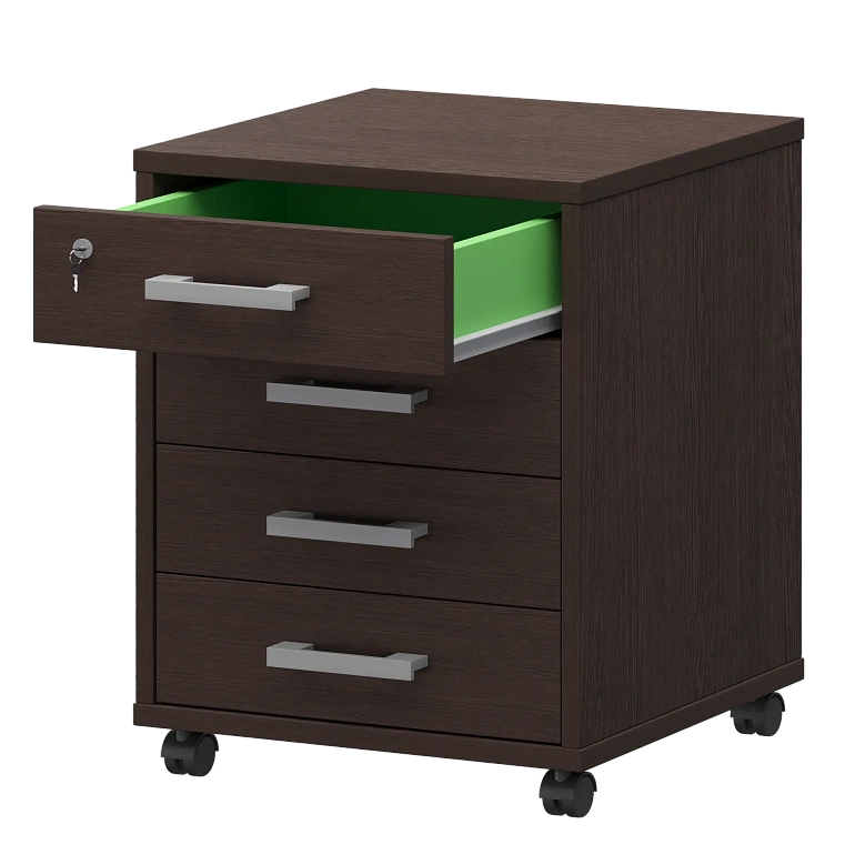 тумба подкатная protech атл-04 дуб венге фото