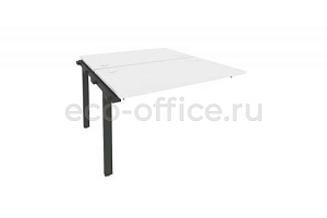 Наборный элемент рабочей станции на П-образном м/к ONIX O.M-2.NRS-2.7 Белый Бриллиант / Антрацит металл фото