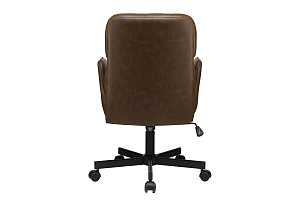 Кресло ECO-CHAIR PASCAL W-255 Тёмно-коричневая экокожа фото