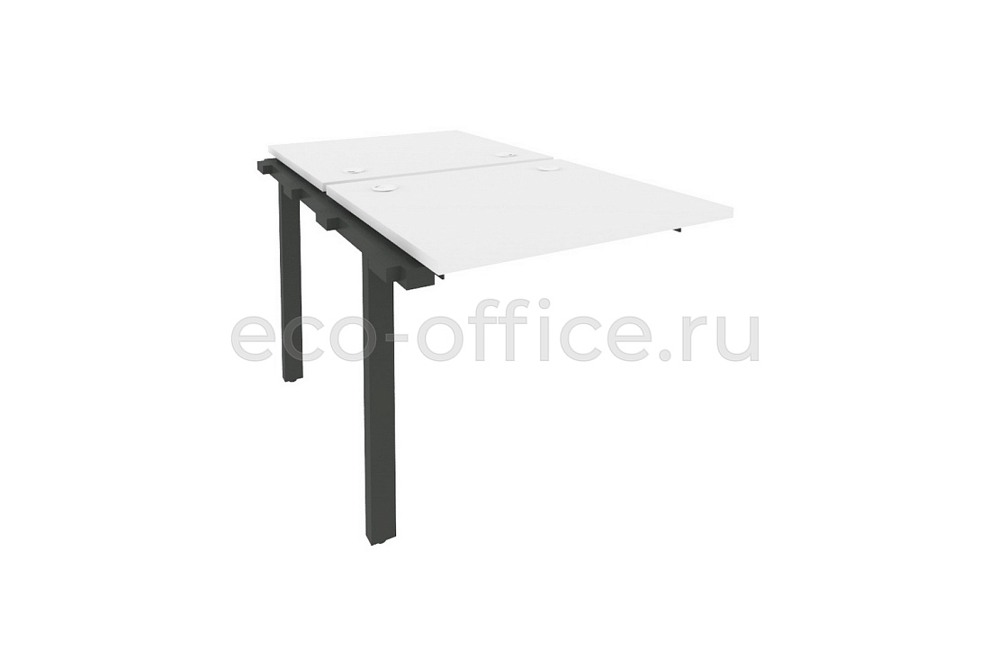 Наборный элемент рабочей станции на П-образном м/к ONIX O.M-2.NRS-0.7 Белый Бриллиант / Антрацит металл   стоимость