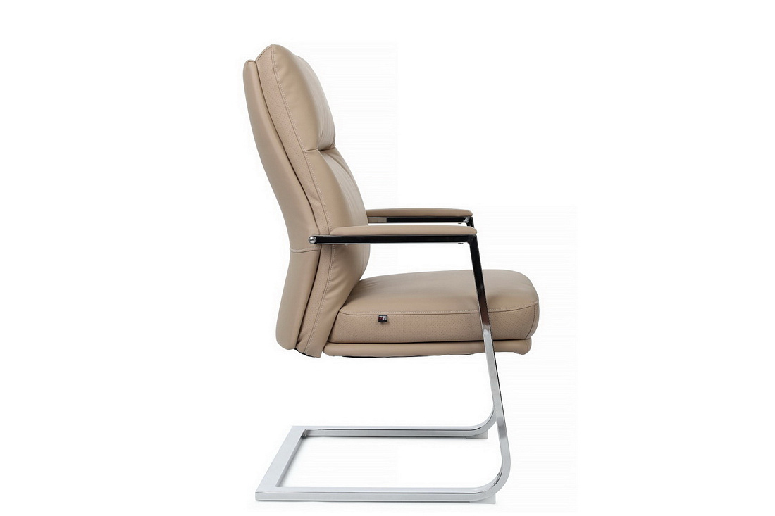 конференц-кресло rv chair leon-sf d916 бежевая экокожа фото