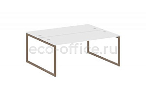 Рабочая станция METAL SYSTEM QUATTRO 4x4 40БО.РАС-СП-2.5 Белый / Мокко металл фото
