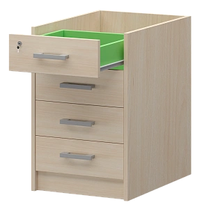 Корпус тумбы приставной Protech АТ-07 Бук фото