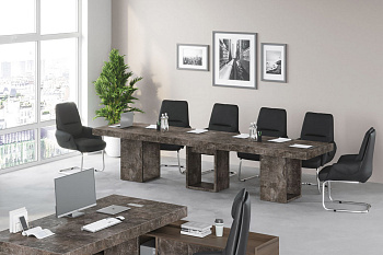 купить столы для переговоров b-tone дуб урбан / бетон тёмный #REGION_NAME_DECLINE#