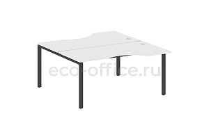 Рабочая станция криволинейная METAL SYSTEM STYLE БП.РАС-СА-2.1 Белый / Антрацит металл фото
