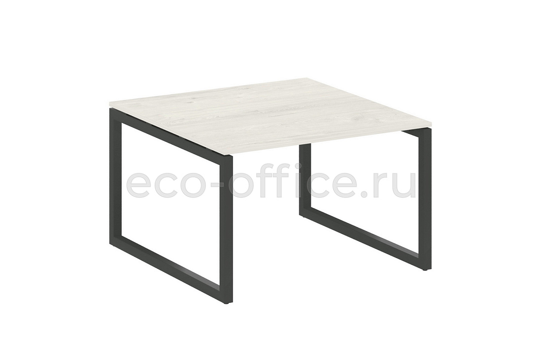 Стол переговорный (1 столешница) METAL SYSTEM QUATTRO 5x5 50БО.ПРГ-1.2 Дуб Наварра / Антрацит металл   стоимость