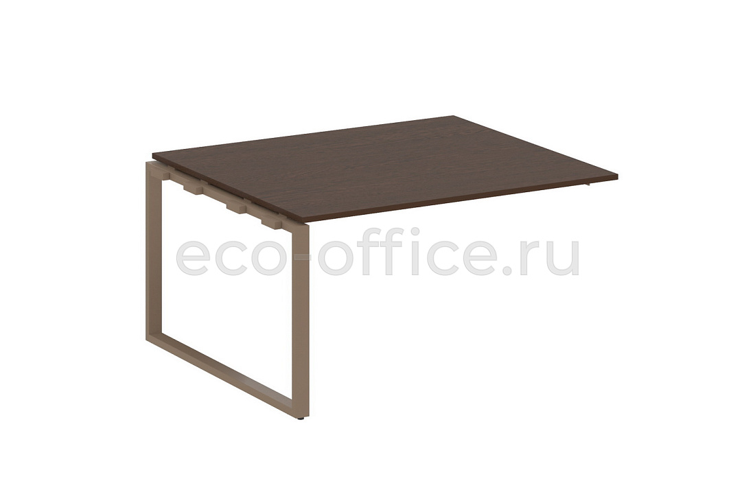 Проходной наборный элемент переговорного стола METAL SYSTEM STYLE БО.ППРГ-3 Венге Цаво / Мокко металл  стоимость