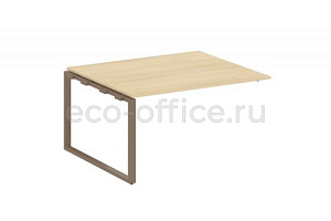 Проходной наборный элемент переговорного стола METAL SYSTEM STYLE БО.ППРГ-3 Акация Лорка / Мокко металл фото