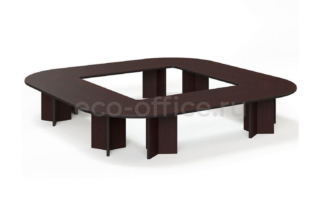 Стол переговоров LEGNO Conference table 416x416 Палисандр купить в Москве