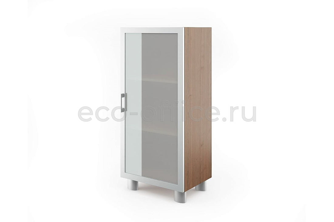 Шкаф средний узкий ТУРИН ТР-2.0+ТР-4.3 Дуб Вотан / Оникс  стоимость
