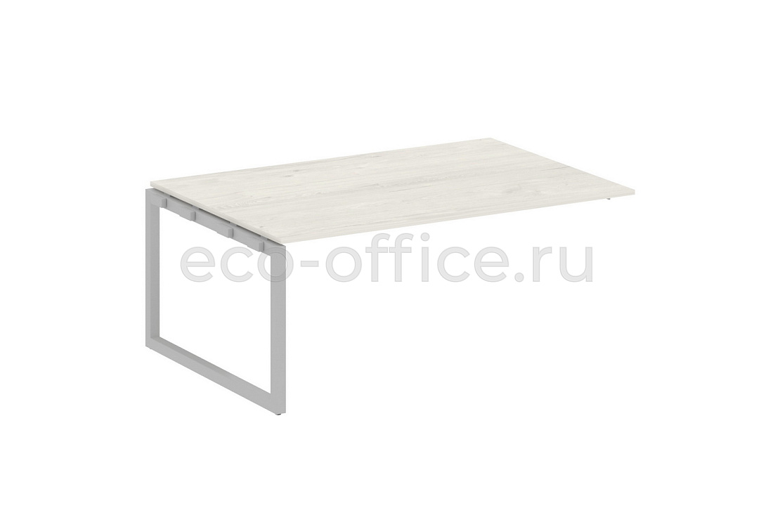 Проходной наборный элемент переговорного стола METAL SYSTEM QUATTRO 5x5 50БО.ППРГ-5 Дуб Наварра / Серый металл  стоимость