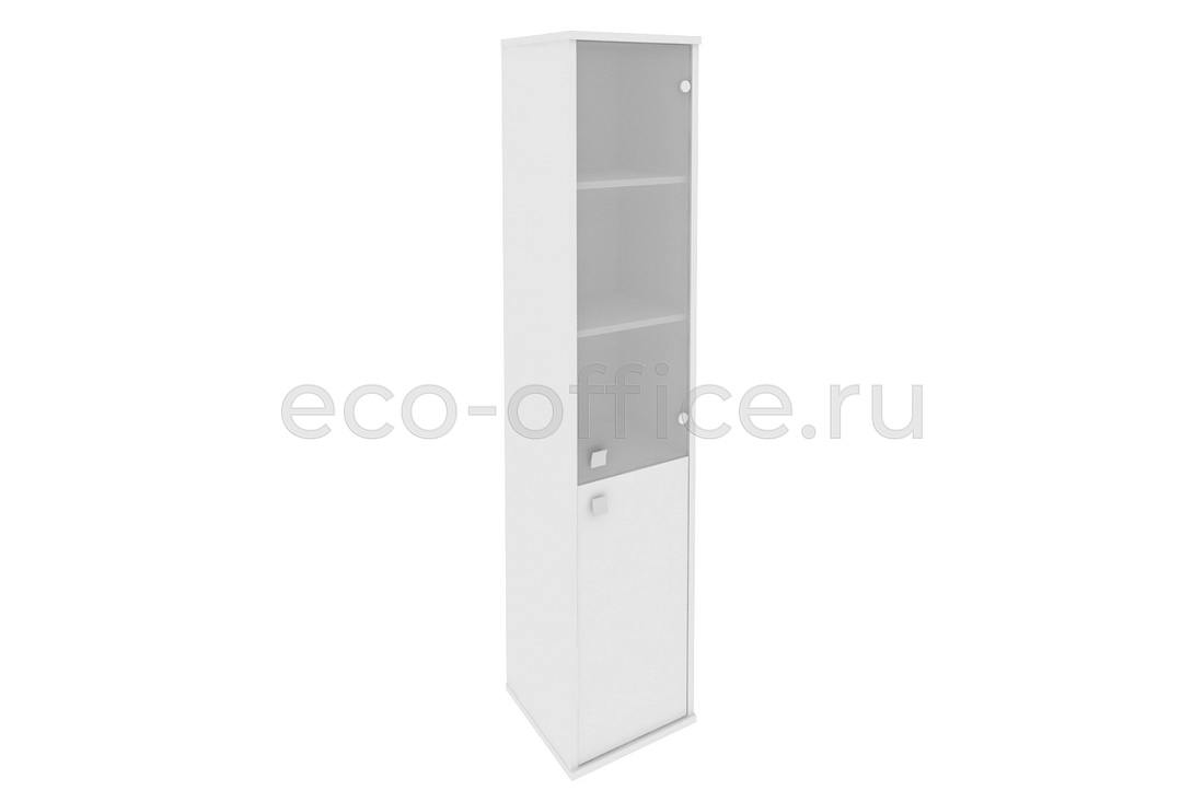 Шкаф высокий узкий правый STYLE Л.СУ-1.2 (R) Белый купить в Москве