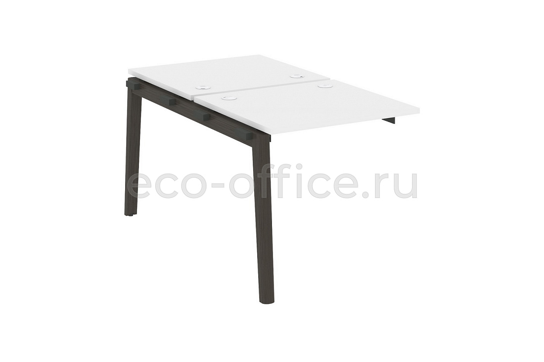 Наборный элемент рабочей станции на 2 рабочих места ONIX WOOD OW.2.NRS-0.7 Белый Бриллиант / Дуб Тёмный  стоимость