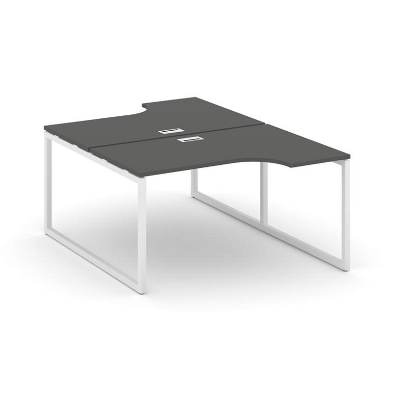 рабочая станция эргоном. style project sn-4o.drpa-002 антрацит/металл белый фото