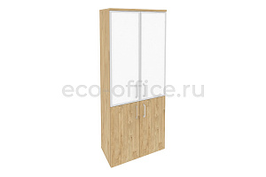 Шкаф высокий широкий ONIX O.ST-1.2 R white Тиквуд Светлый фото