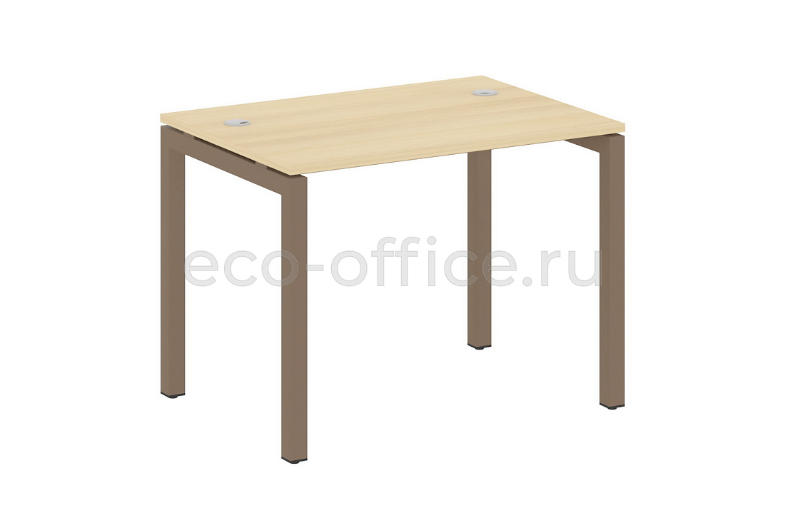 Стол письменный METAL SYSTEM QUATTRO 5x5 50БП.СП-1 Акация Лорка / Мокко металл купить в Москве