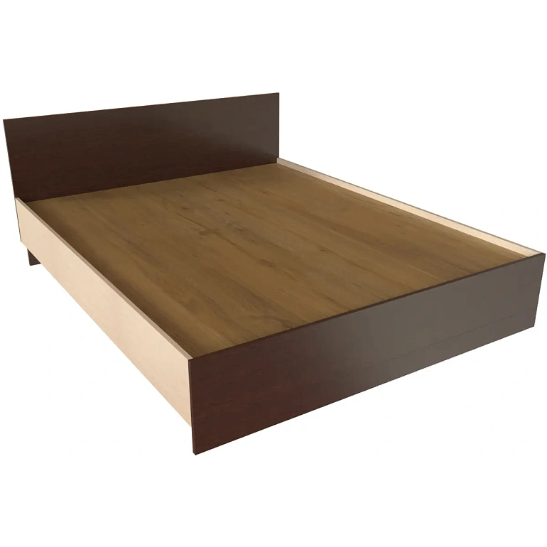 кровать двуспальная protech т-413 дуб венге/ясень шимо фото