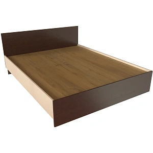 Кровать двуспальная Protech Т-413 Дуб венге/Ясень шимо фото