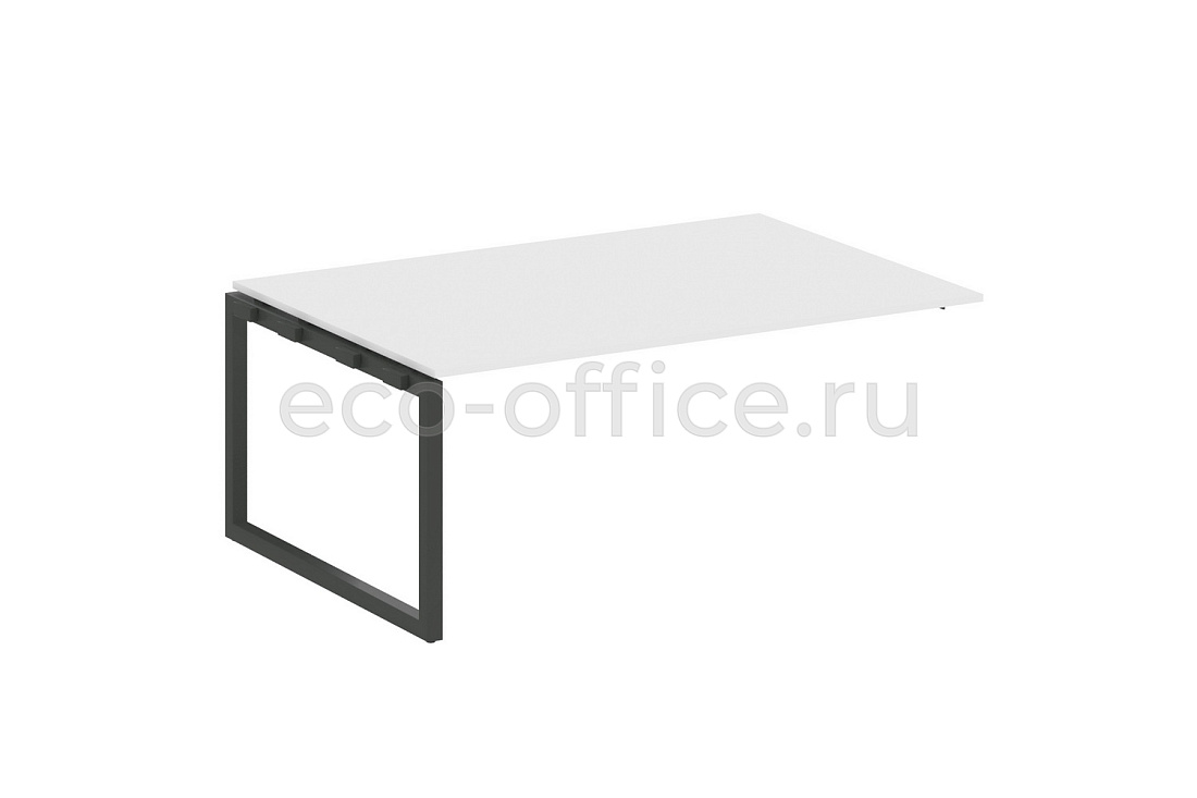 Проходной наборный элемент переговорного стола METAL SYSTEM QUATTRO 5x5 50БО.ППРГ-5 Белый / Антрацит металл  стоимость