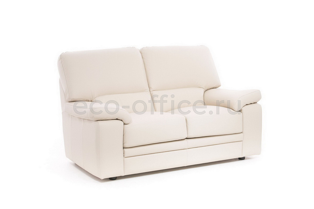 Двухместный диван ELLA 2 Ivory 22042 Бежевая кожа  стоимость