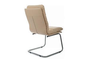 Кресло RV Chair PEGAS PS-919 Бежевая экокожа / Серый металл фото
