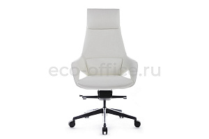 Кресло руководителя RV Design AURA FK005-A Белая кожа фото