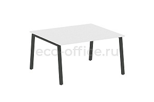 Стол переговорный (1 столешница) METAL SYSTEM STYLE БА.ПРГ-1.3 Белый / Антрацит металл фото