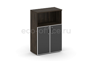 Шкаф средний широкий SHIFT SK.ST-2.2R black Дуб Мали фото