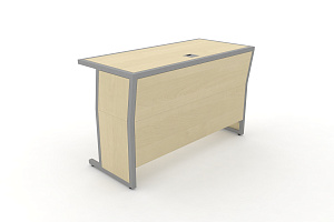 Стол для преподавателя DESK DK-1200U Клён / Серый металл фото