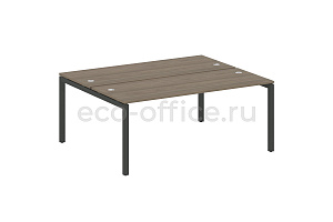 Рабочая станция METAL SYSTEM QUATTRO 5x5 50БП.РАС-СП-2.5 Вяз Благородный / Антрацит металл фото