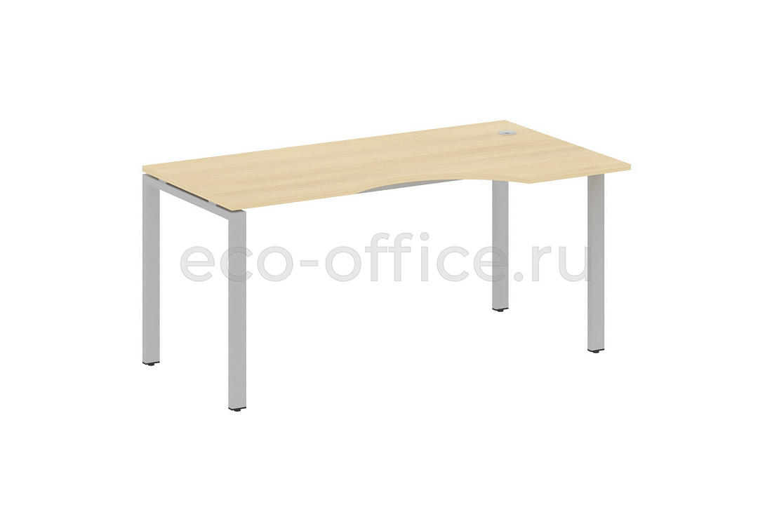 Стол криволинейный правый METAL SYSTEM STYLE БП.СА-1 (R) Акация Лорка / Серый металл  стоимость