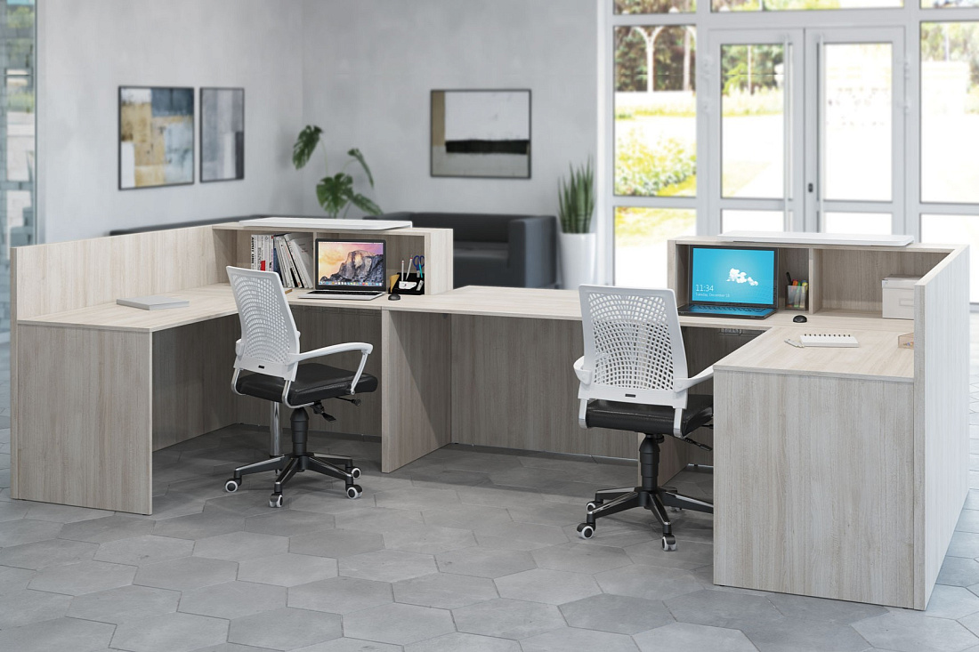 ресепшн salute дуб шамони светлый фото