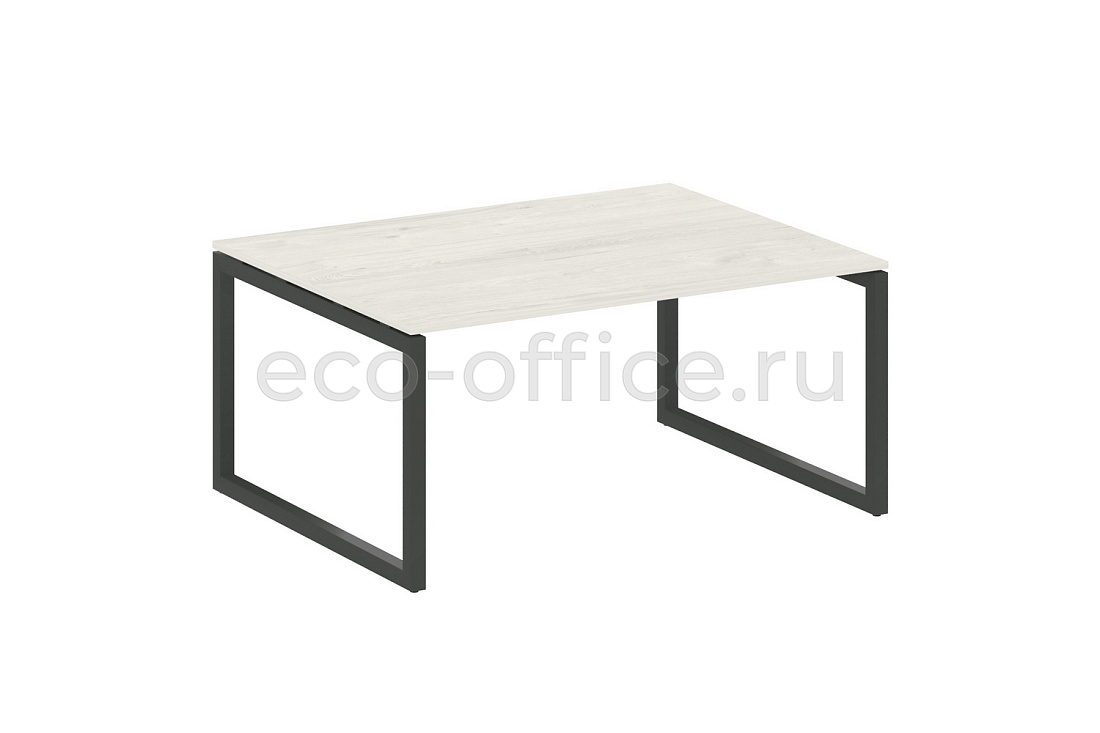 Стол переговорный (1 столешница) METAL SYSTEM QUATTRO 5x5 50БО.ПРГ-1.4 Дуб Наварра / Антрацит металл   стоимость