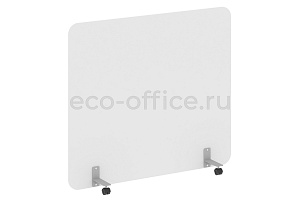 Перегородка на металлических опорах, на роликах R-LINE DP.R-160-140 Белый фото