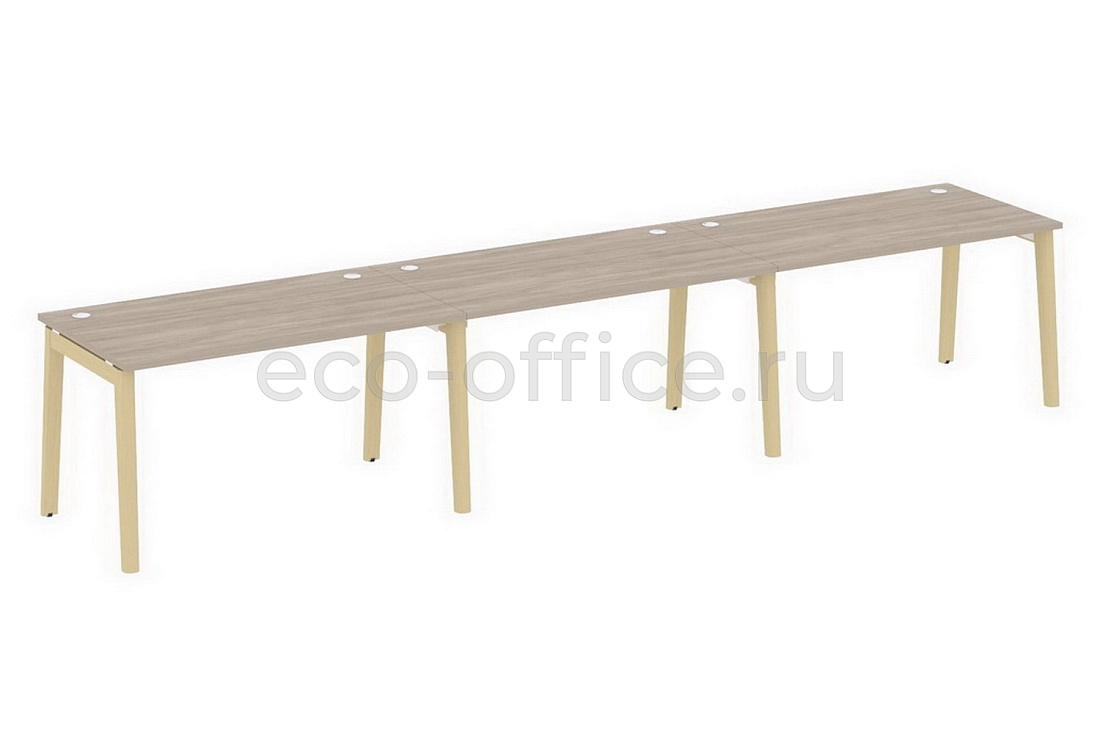 Рабочая станция на 3 рабочих места ONIX WOOD OW.RS-3.3.8 Дуб Аттик / Дуб Светлый  стоимость