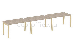 Рабочая станция на 3 рабочих места ONIX WOOD OW.RS-3.3.8 Дуб Аттик / Дуб Светлый фото