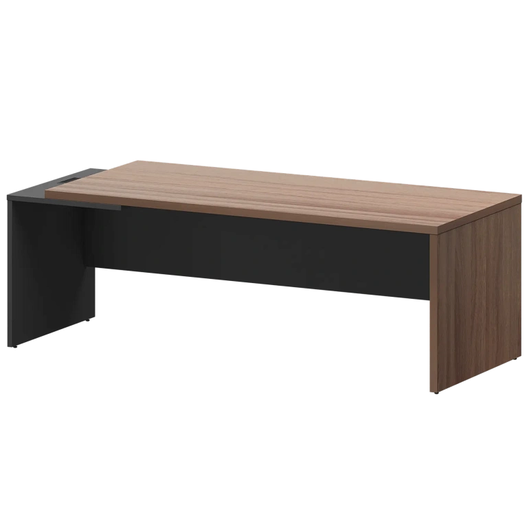 стол руководителя левый protech kz-22l темный шимо/графит фото